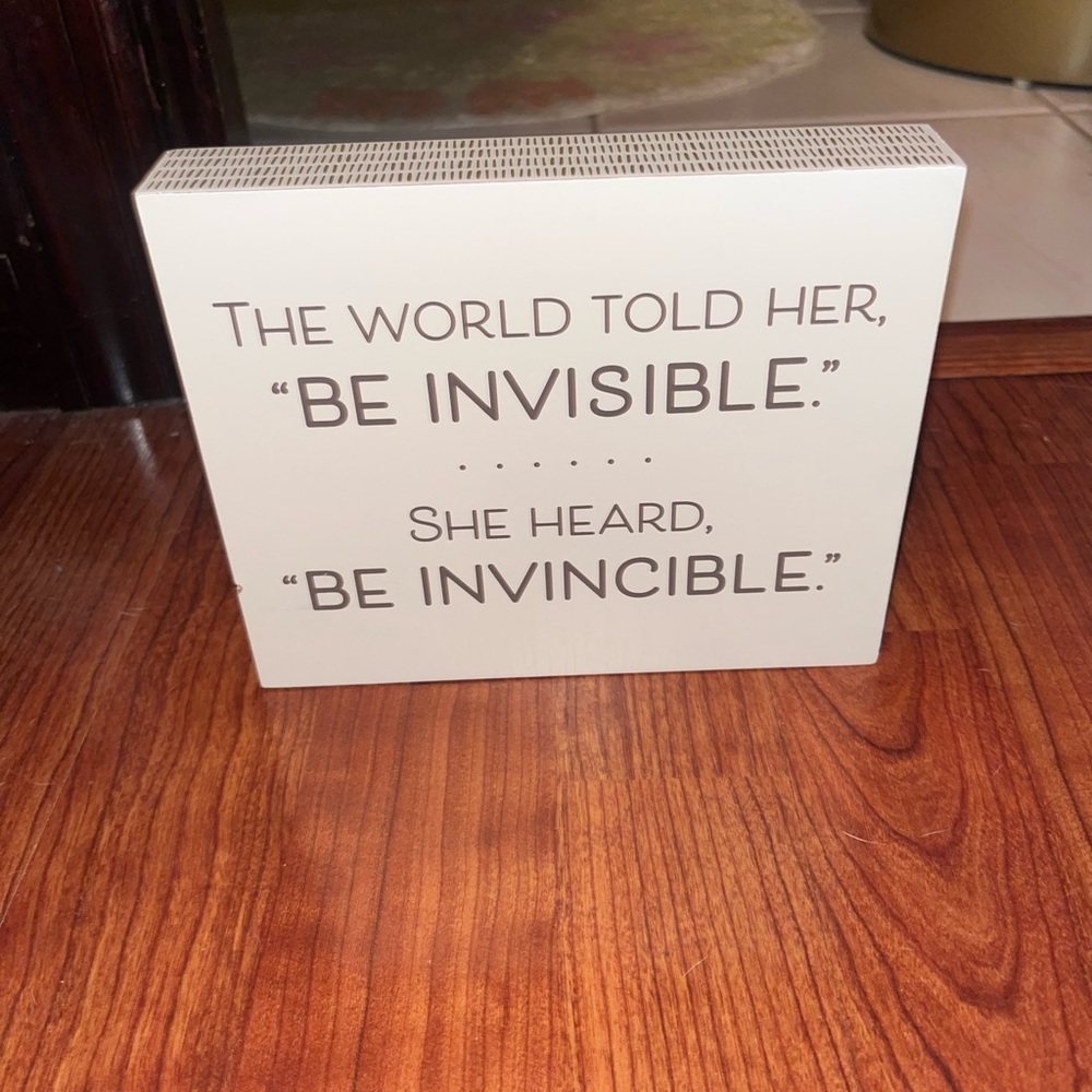 Inspirational sign